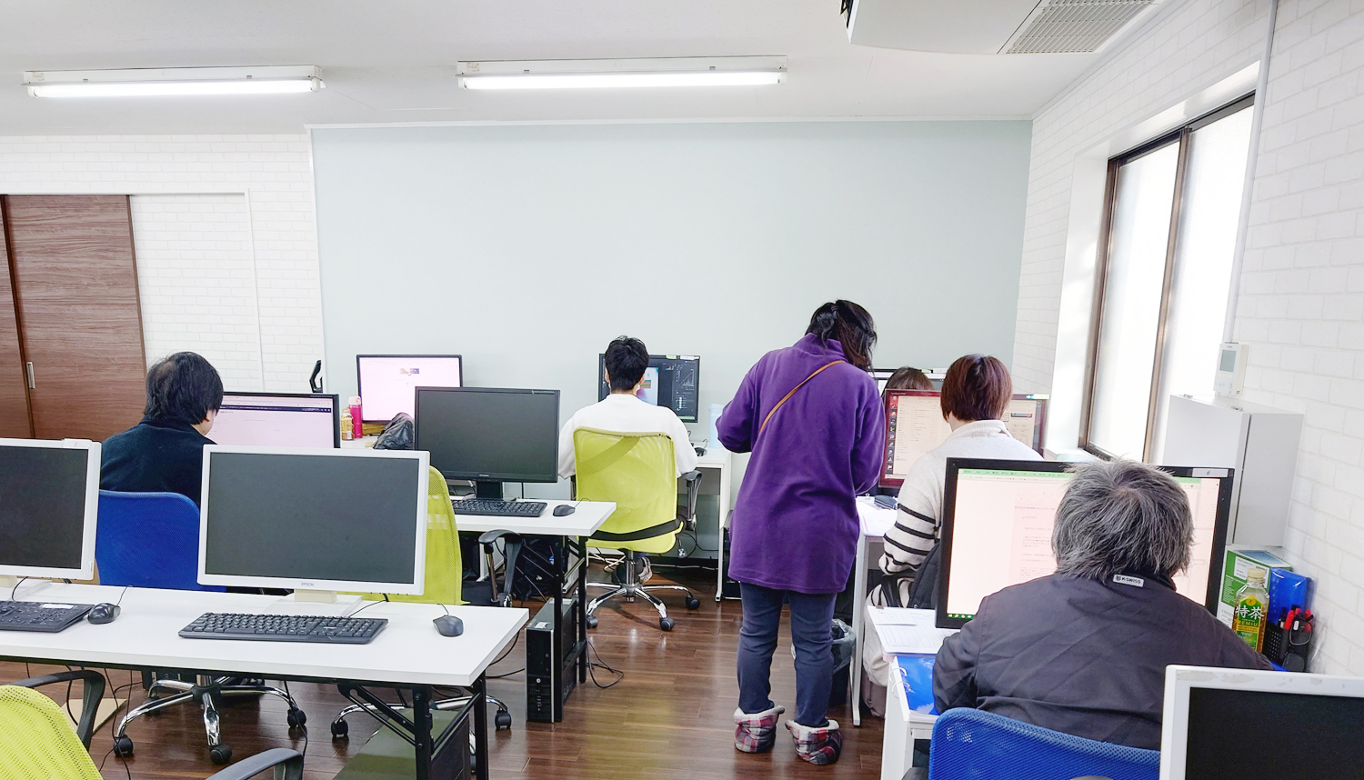 午後の作業の様子